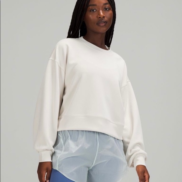 Nwt Perfectly Oversized Cropped Crew 
